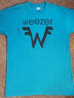 VTG 1994 Autographed Weezer Bokkus Tee - Size XL